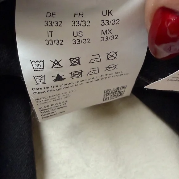 Boss Men’s Delaware Slim fit Black Denim Size 33X32 - Picture 11 of 11